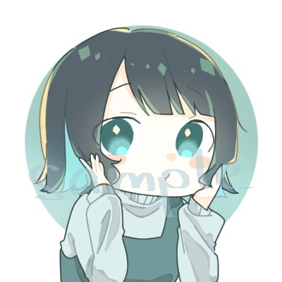 最短半日！SNS用のアイコンを描きます プレ出品(残り5枠)ゆるめ可愛いデフォルメアイコンです イメージ2