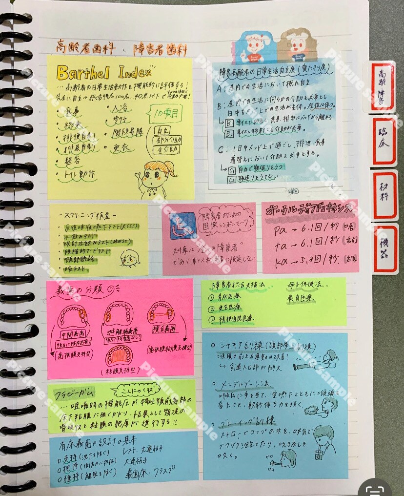 現役DH作成！国試対策まとめノートをお届けします 勉強の時短に！語呂合わせも多数記載しています^_^ イメージ10