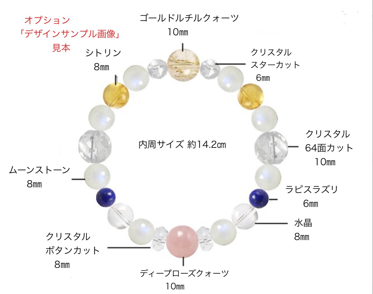 恋愛専門♡パワーストーンブレスレットを提案します あなたの恋愛をサポート♡出会い・片思い・復縁・結婚・魅力UP イメージ2