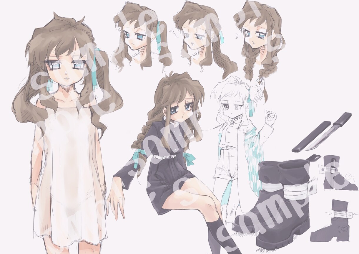 オリジナルちゃん描きます ネット活動で使える可愛い子ちゃんを提供します！ イメージ4