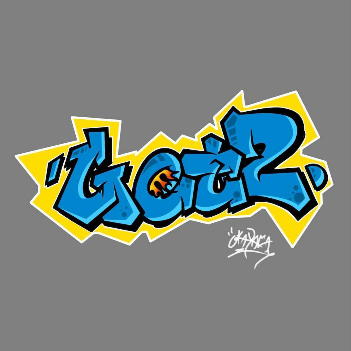 オリジナルグラフィティ文字を描きます オリジナルグッズにもご使用頂けます！ イメージ3
