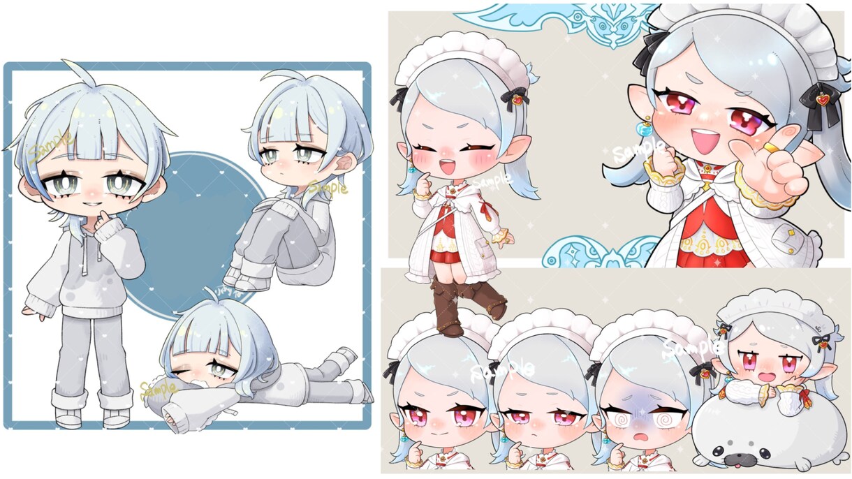 キャラクター描きます アイコンや動画用イラスト、立ち絵が必要な方へ イメージ7