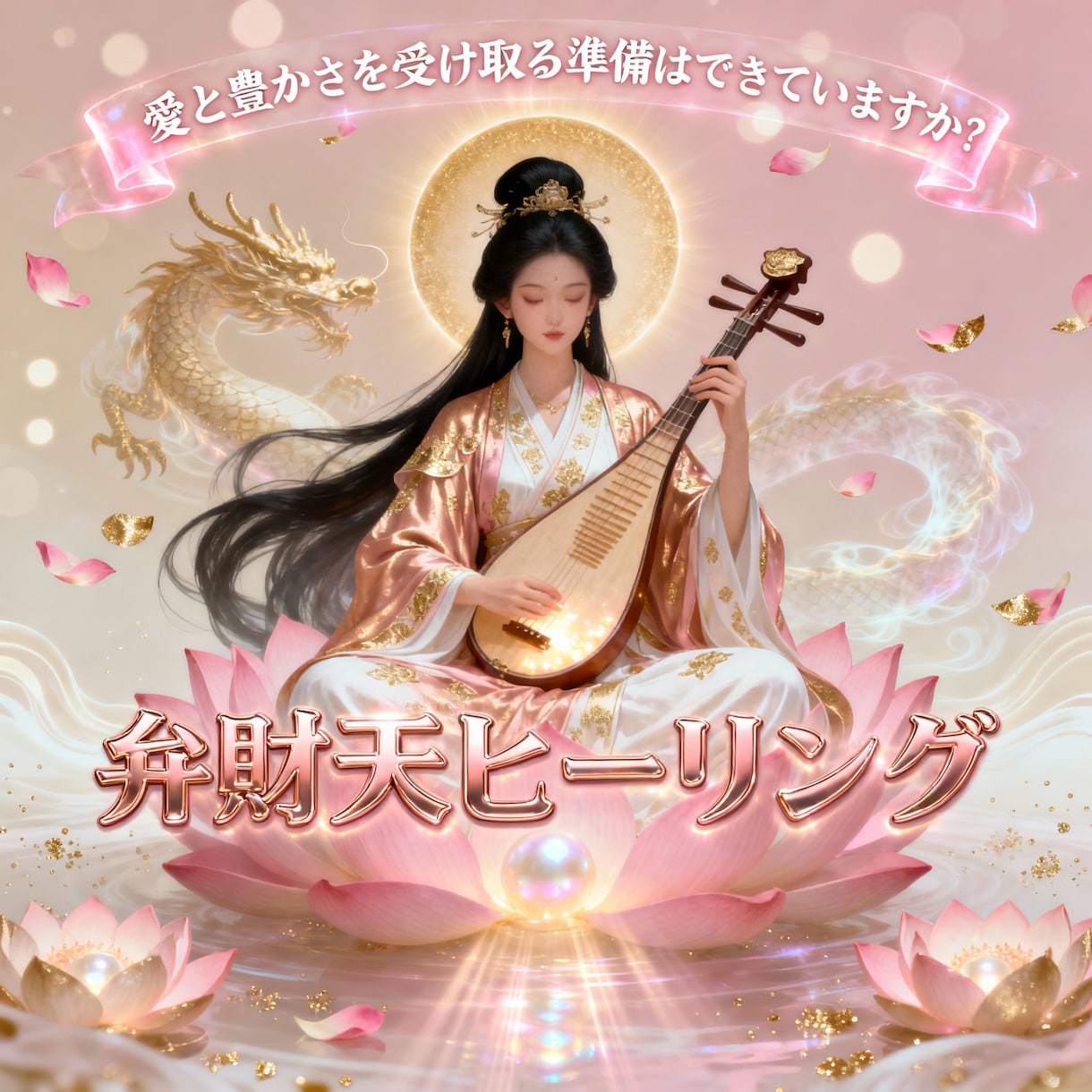 弁財天の豊かさの祝福を送ります 心からの笑顔で日々を送りたいあなたへ イメージ1