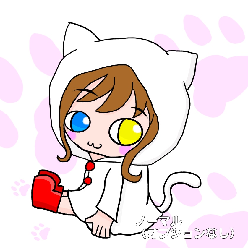 ぽにょっとしたミニキャラのアイコン描きます イメージをお伺いして、あなただけのミニキャラお描きします。 イメージ1