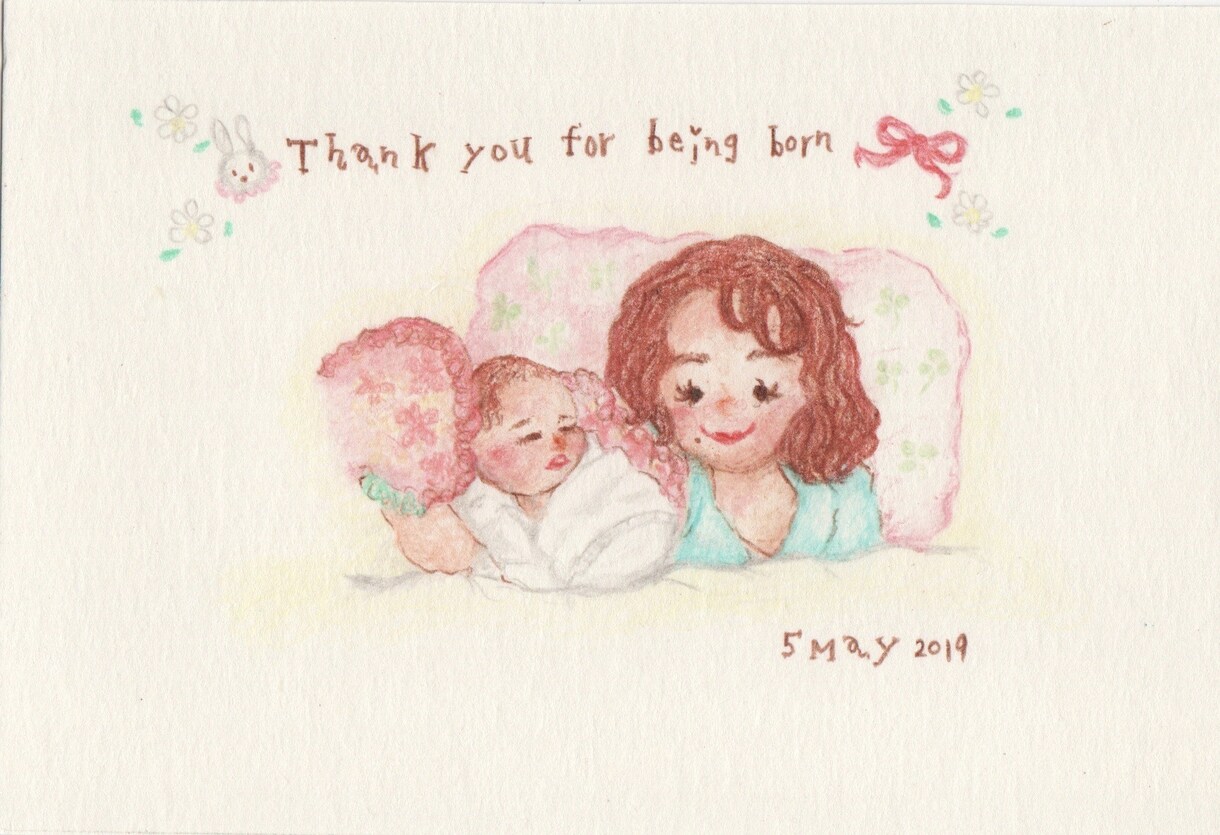 絵本風＊カントリーな似顔絵を描きます お子様・家族の幸せをリビングにぬくもりたっぶり♡ イメージ3