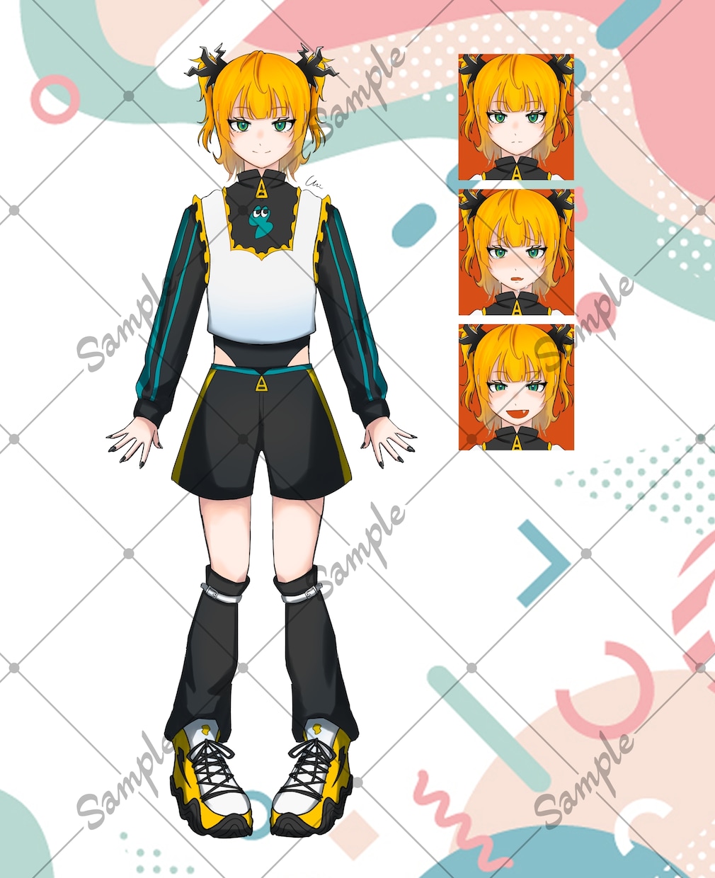 TRPG、IRIAM等の立ち絵を制作します 歌ってみたなどの立ち絵も可能です イメージ5
