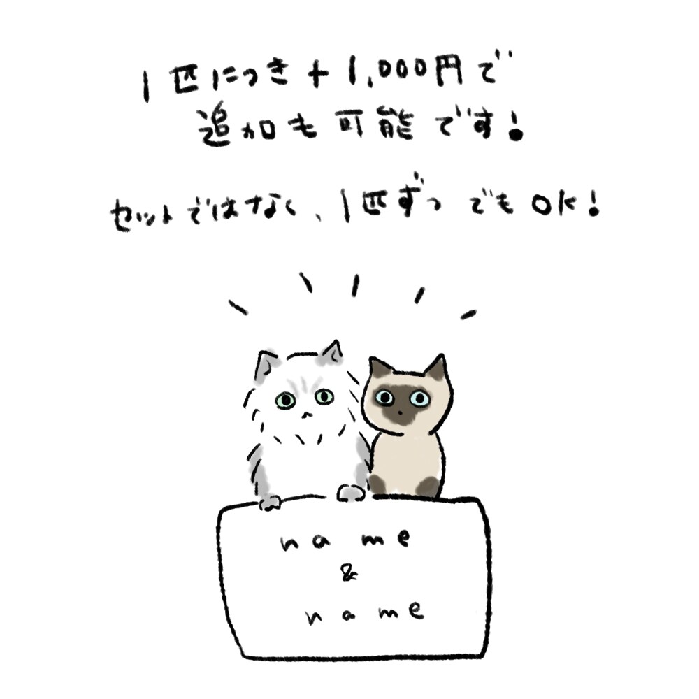愛する家族のイラスト＆お好きな言葉を描きます SNSアイコンでもステッカーシールにするでもOK！ イメージ3
