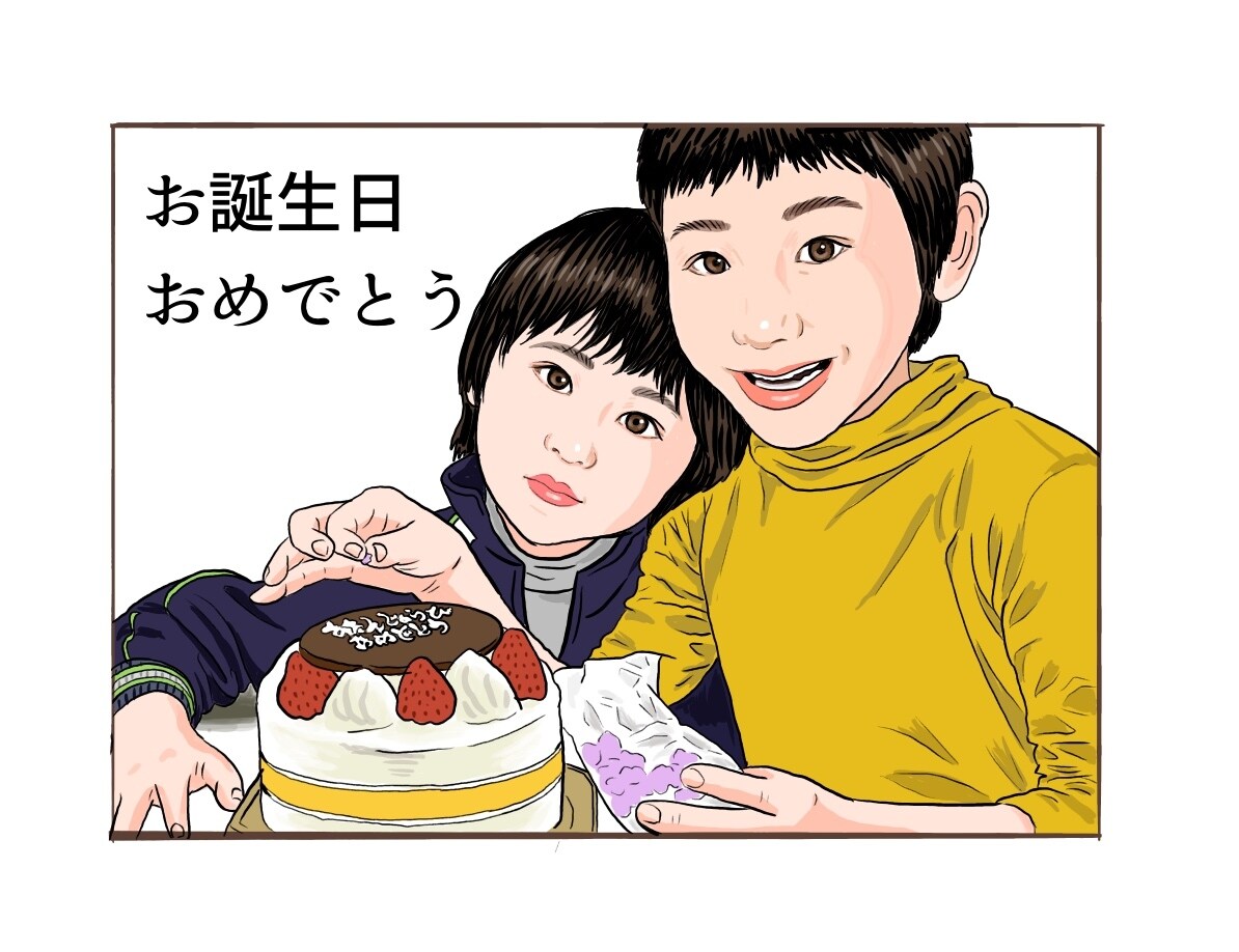 アイコン似顔絵をお描きします 雑誌などに挿し絵を描くイラストレーターです。 イメージ4
