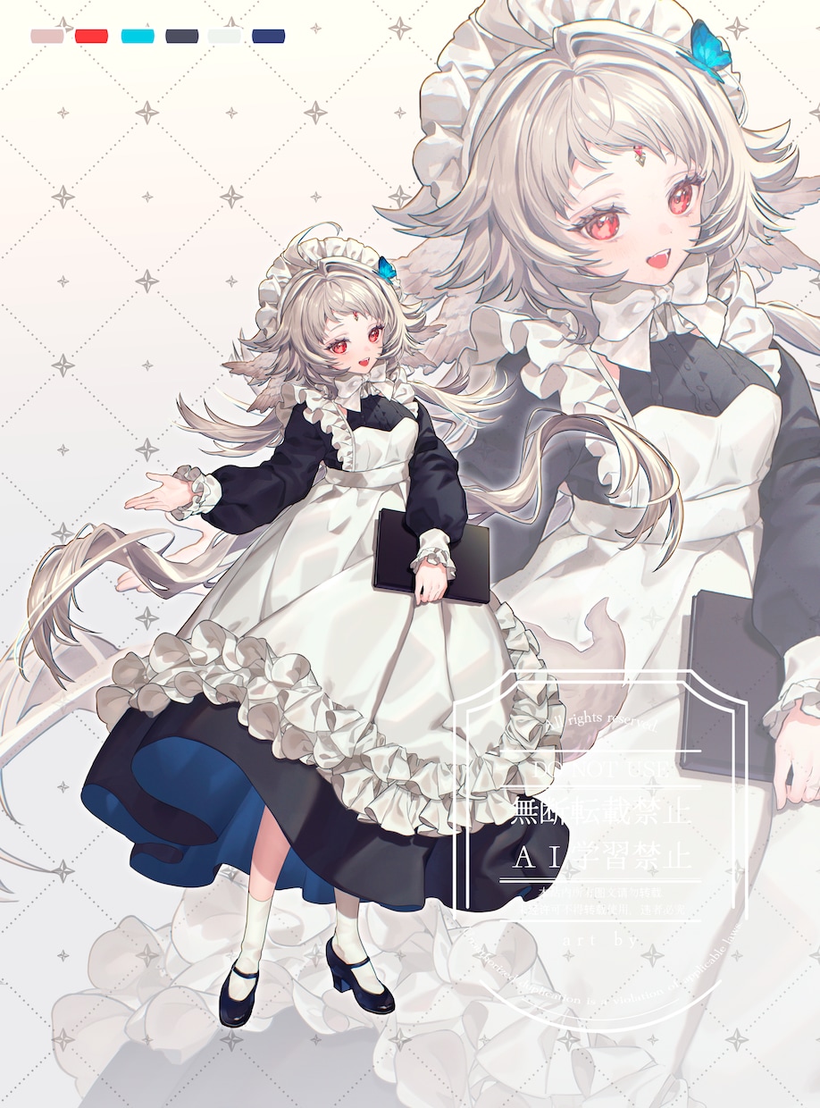 ゲーム業界7年/Live2D用イラスト制作します Vtuberデザイン～モデリングまで一括も可能！ イメージ3