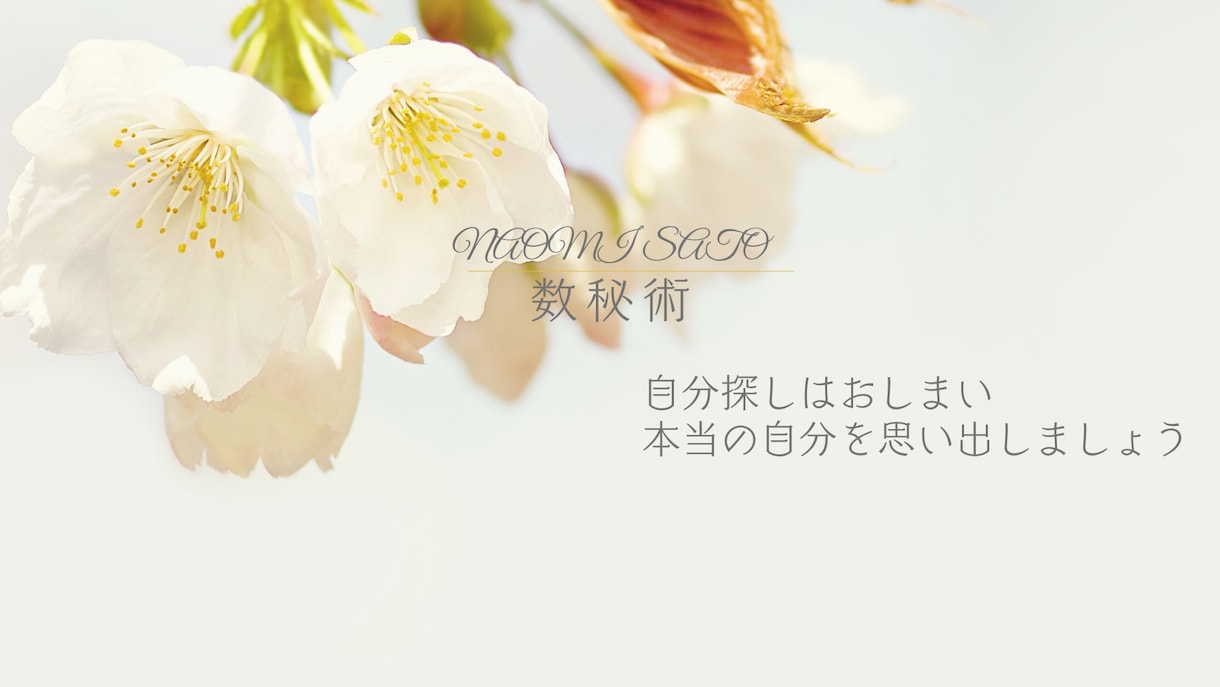 数秘術/自分探しはおしまい/本当の自分思い出します 数秘術で視ることでご自身への納得感でお気持ちが軽くなりますよ イメージ9
