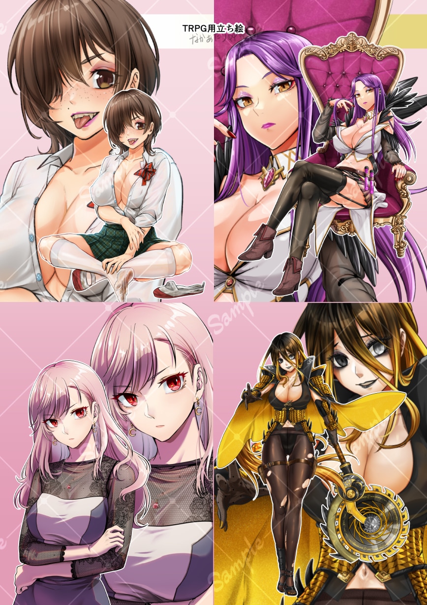 TRPGや動画のサムネイル等キャラクター制作します サブキャラクターからメインキャラまで老若男女ご提供できます。 イメージ3