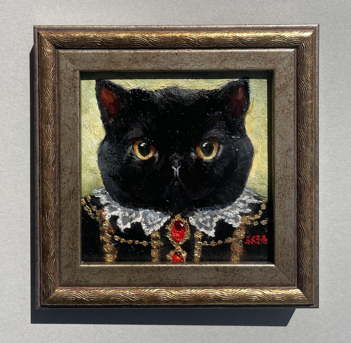 本格的なペットの似顔絵を油絵で描きます イタリアで油絵技法を学んだ画家がお描きします！ イメージ1