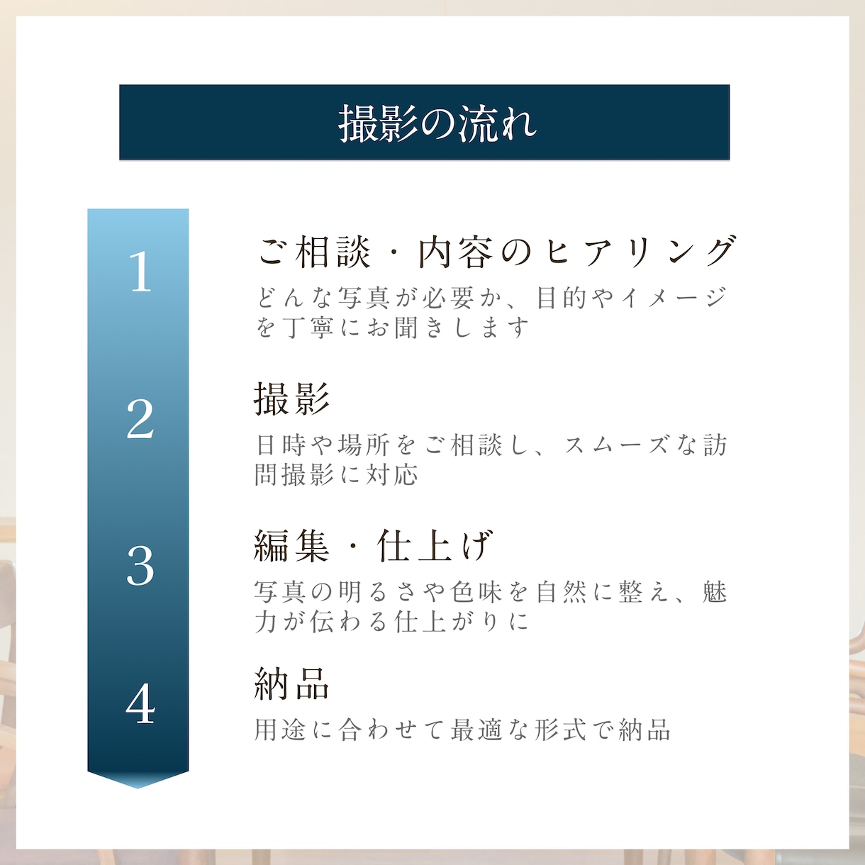 宮城・仙台｜企業向け撮影代行します 信頼感を伝えるビジネス写真を撮影します イメージ4