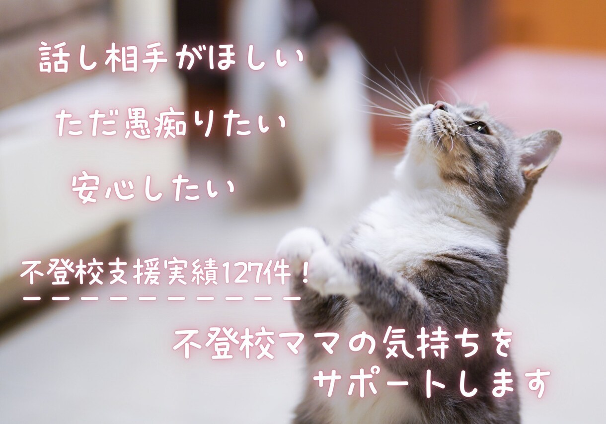 元養護教諭が子育てママのお悩みを丁寧に聴きます 学校・家庭・子育て・不登校・子供本人まで幅広く♪1分からでも イメージ2