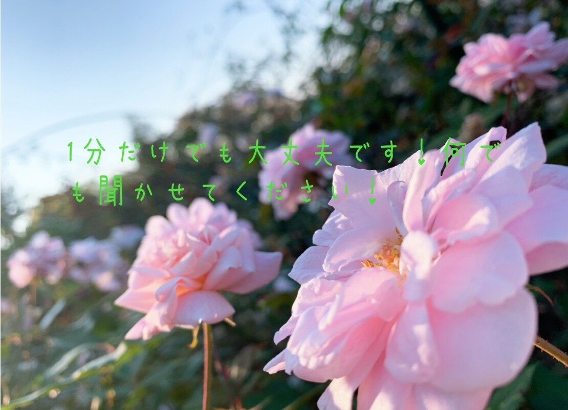 お話し聞きます 些細なことでも何でも大丈夫です。 イメージ1