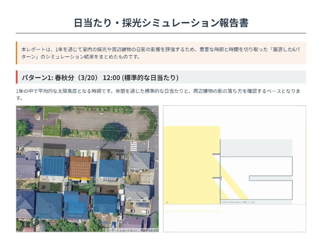 一級建築士が土地の日当たりシミュレーションします 数千万の決断の前に！動画とPDFで1年の日当たりを徹底検証 イメージ2