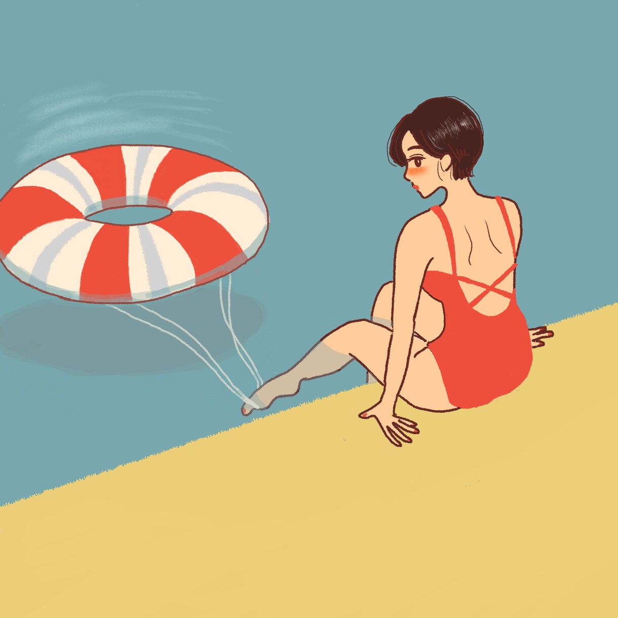レトロ可愛い商用イラスト/似顔絵かきます アイコンにもおすすめ♪ご要望にあわせて丁寧に描きあげます！ イメージ8