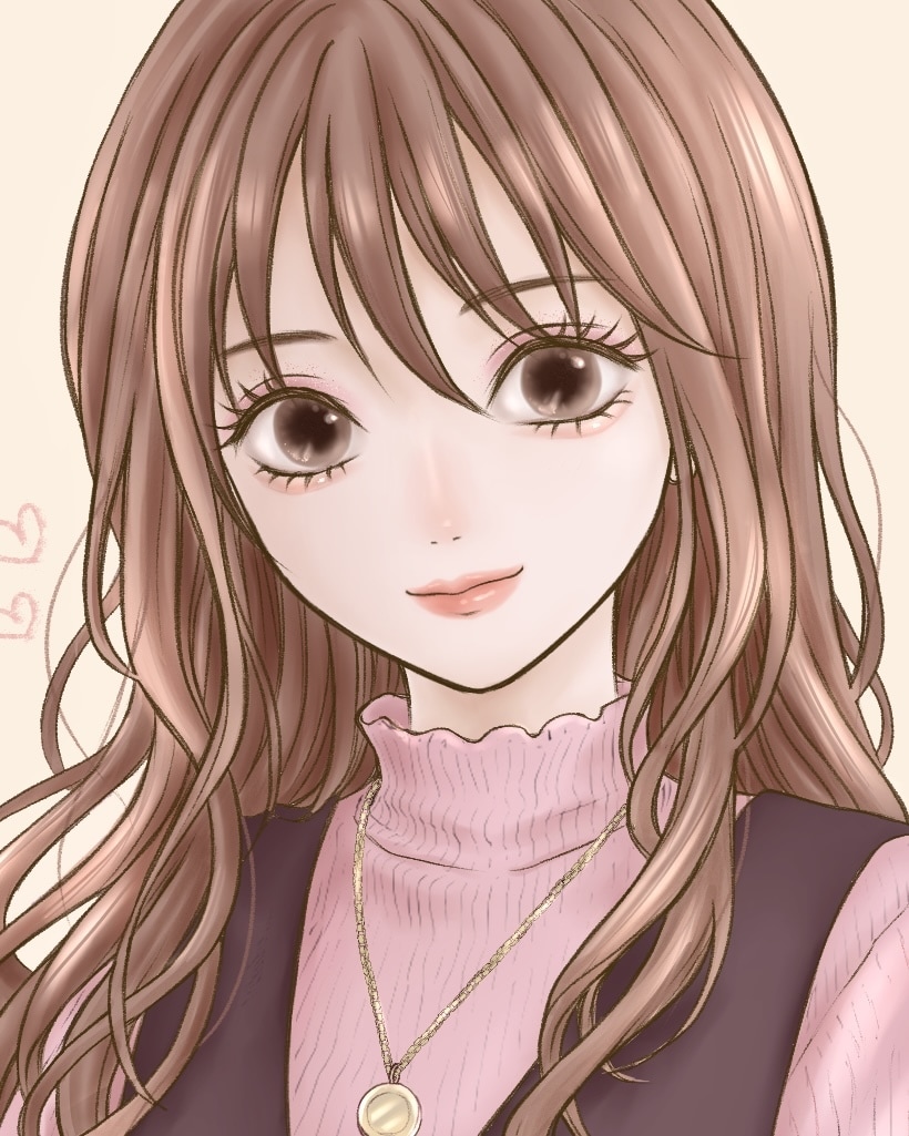 透明感×大人可愛い女の子のSNSアイコン描きます 【限定3名様3000円⭐︎ 】上品･やわらか･綺麗系　商用可 イメージ1