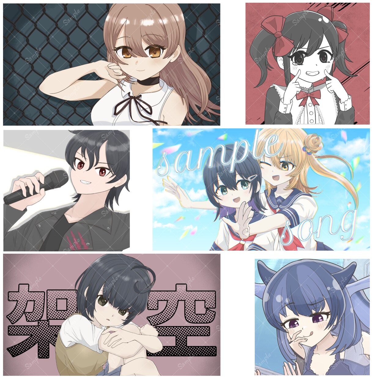 立ち絵・一枚絵・アイコンイラストお描きします 【商用利用込み】TRPG、SNSアイコン、サムネなど イメージ6