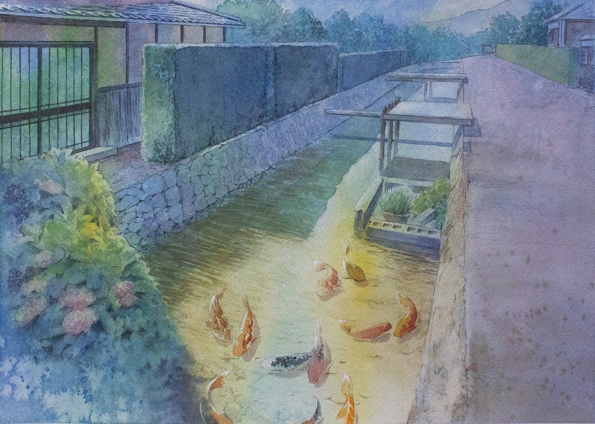 水彩で風景画描きます アナログ制作、原画での納品、またはデータ イメージ2