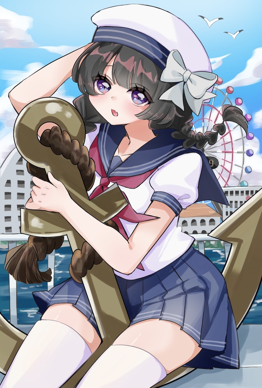 あっくん専用立ち絵お祝い1枚絵ます あらたな門出に祝福をさせて頂きます イメージ1