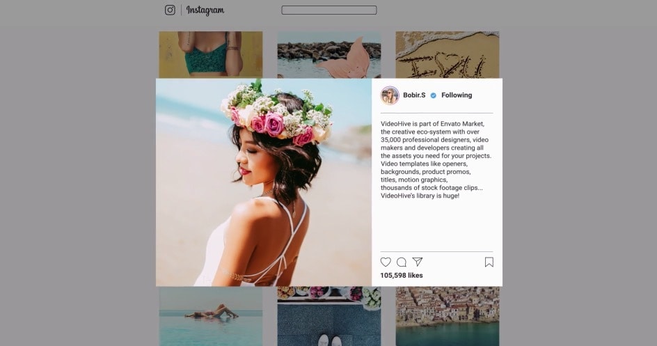 SNSでインスタのアカウントを紹介する動画作ります 全17枚の写真・動画でアカウントを華やかにPR！ イメージ3