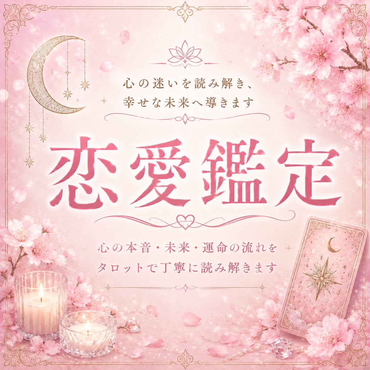 あなたのことが好きな人、占います いろんな恋愛関係の悩みを、タロットで鑑定いたします イメージ1