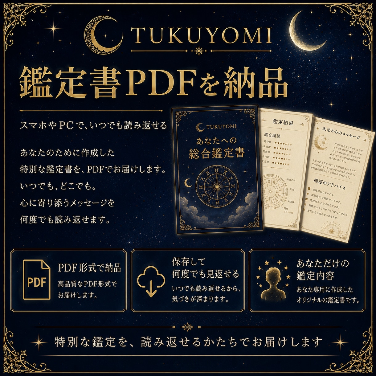 6占術から選べる個別総合鑑定書を納品します AIを活用した個別鑑定をPDFでお届けします イメージ5