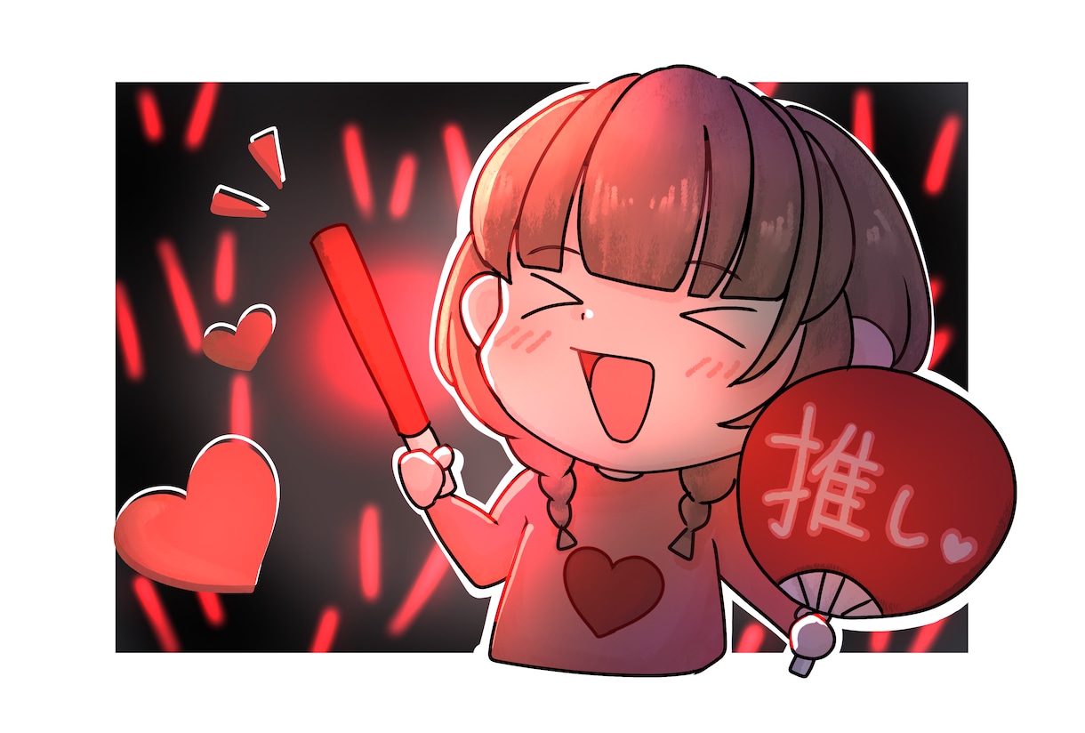 お顔アップイラストやSDイラスト制作します お顔アップのイラストが得意です！ イメージ3