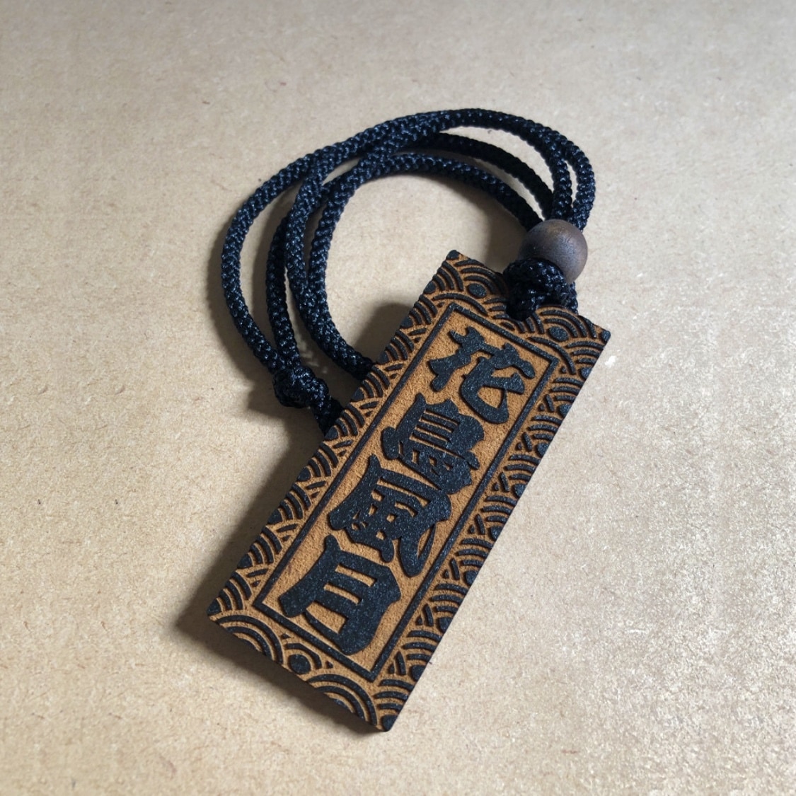 喧嘩札・木札ネックレスを製作します 祭りの神輿担ぎの方や、記念日、誕生日プレゼントにどうぞ イメージ2