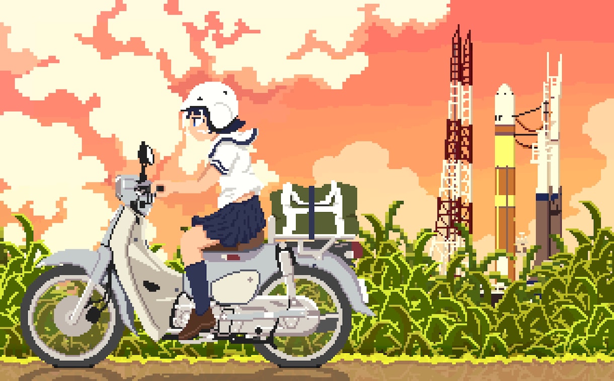 配信のOP・EDに！ドット絵アニメーション描きます 10秒ほどのドットアニメ！Vtuber様の配信やMVに！ イメージ8