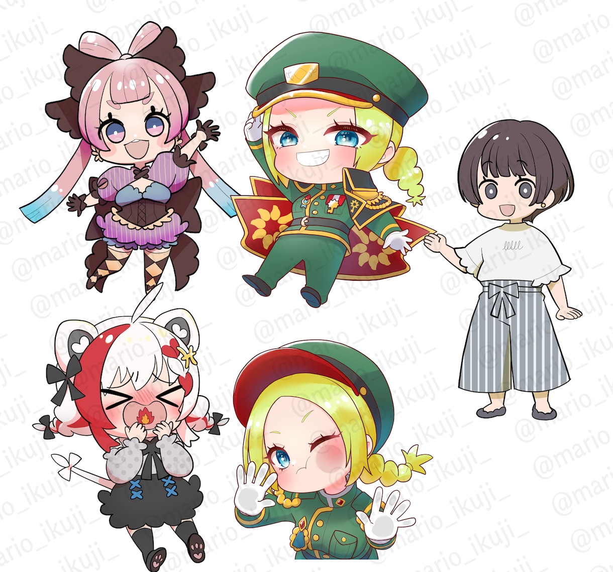 かわいいSD・ミニキャラ描きます アイコン・サムネイル・グッズに！ イメージ2