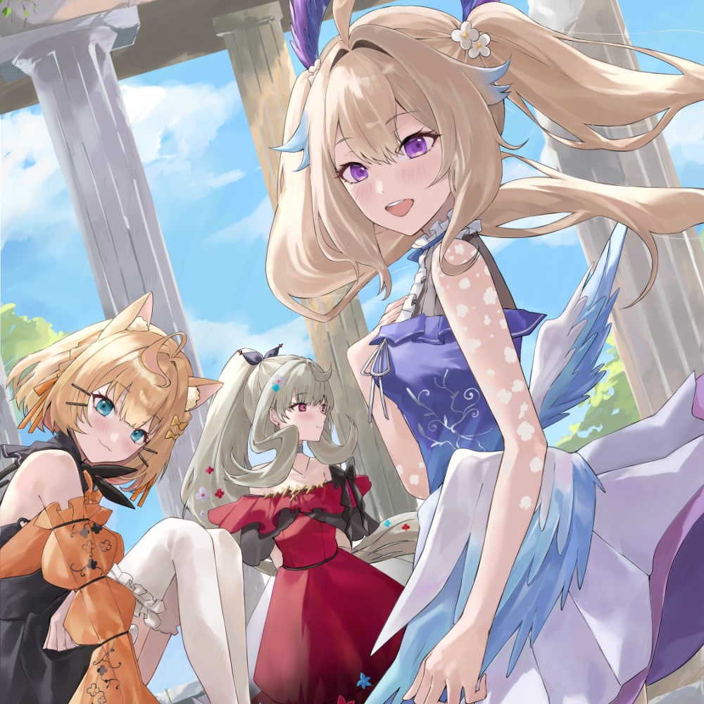 立ち絵、1枚絵等、高品質なイラスト承ります 商用利用◎VTuber、キービジュアル等 イメージ2