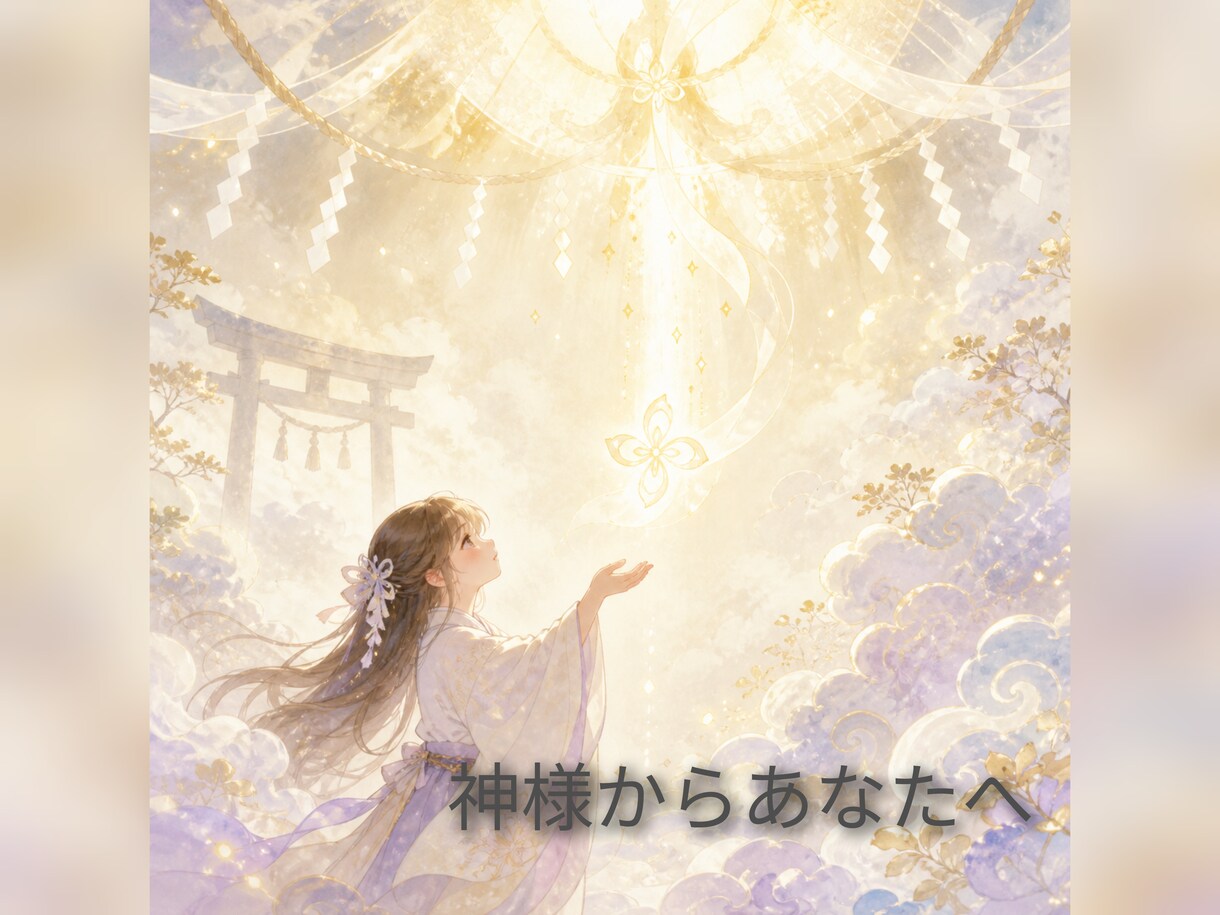 ご縁のある神様からのメッセージをお届けします 今のあなたに届いている神様の雰囲気、 お言葉をふわっとお届け イメージ1
