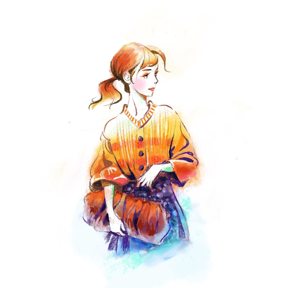 アイコン絵本など貴方のオリジナルイラストをます 水彩風の可愛いイラストやノスタルジックな温かいイラスト イメージ6