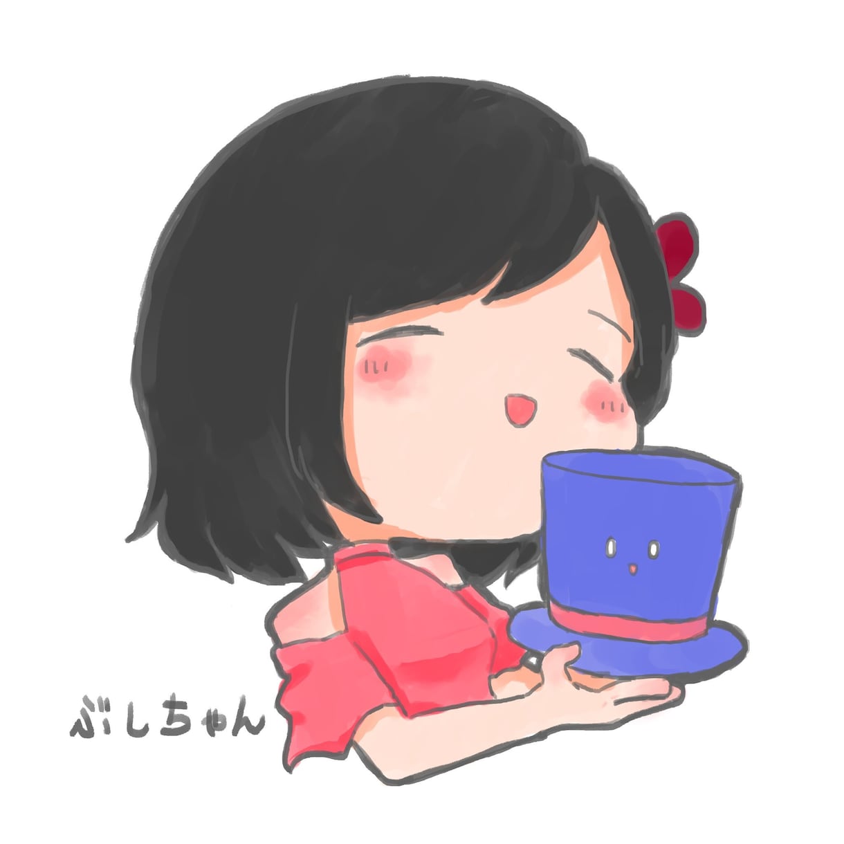 イラスト・アイコン描きます 3頭身の可愛く収まった正方形のイラスト描きます！ イメージ2
