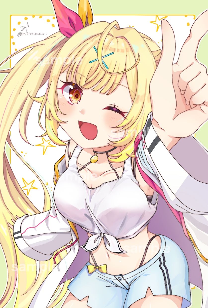 かわいい女の子のイラスト描きます 立ち絵、一枚絵、SNSのアイコン用に！ イメージ2