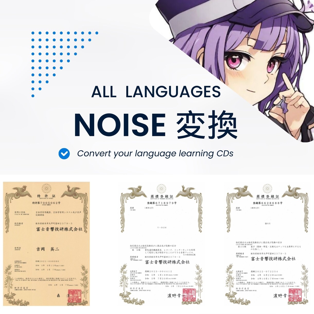NOISE変換します お手持ちのCDをNOISE変換します イメージ1