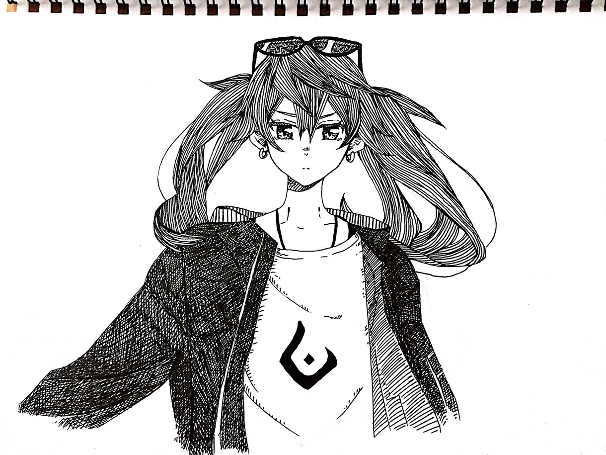 白黒アナログ米津様風イラストでアイコンお描きします 米津さんのイラストが好きな方へ イメージ2