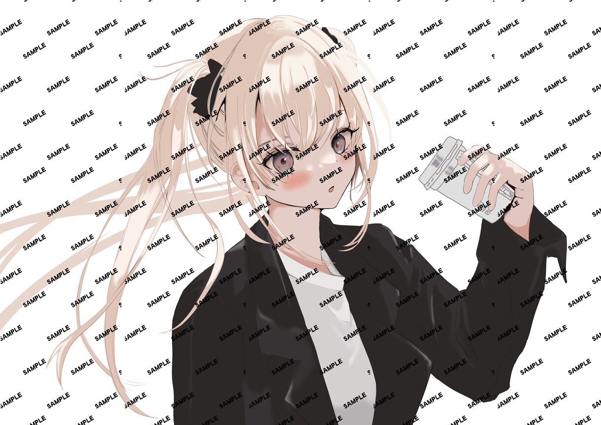 アイコンや一枚を描きます 可愛い感じの女の子を描きます。 イメージ2