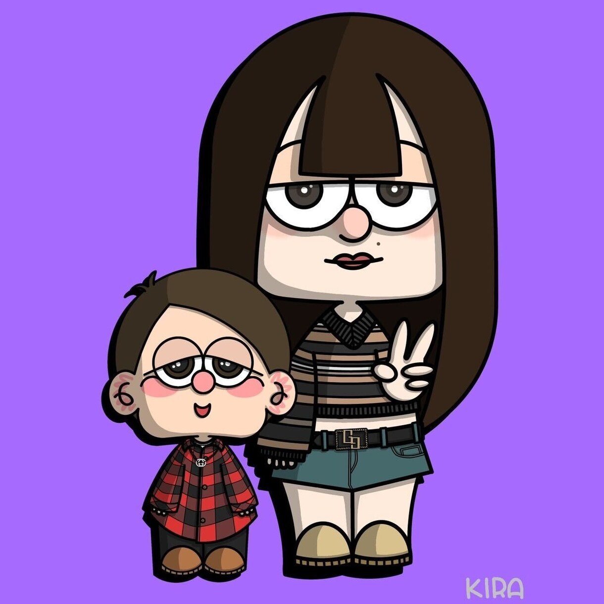 ポップでストリート風の個性的なイラストを描きます あなただけのおしゃれなイラスト！SNSのアイコンなどに！ イメージ4