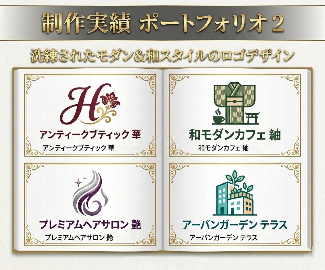 想いを形に！ブランドを高めるロゴデザインを作ります コンテンツ販売から実店舗まで。信頼と期待を生むロゴをご提供 イメージ5