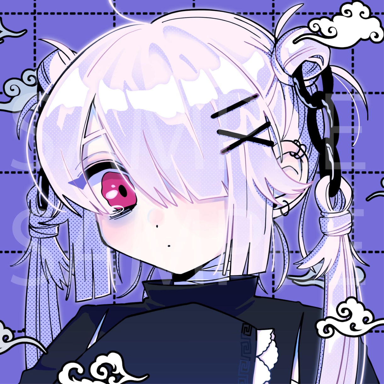 個性抜群で目立つ❤︎超かわいいイラスト描きます ポップでキュートな色合いが目を引く！アイコン、ボカロ、サムネ イメージ2