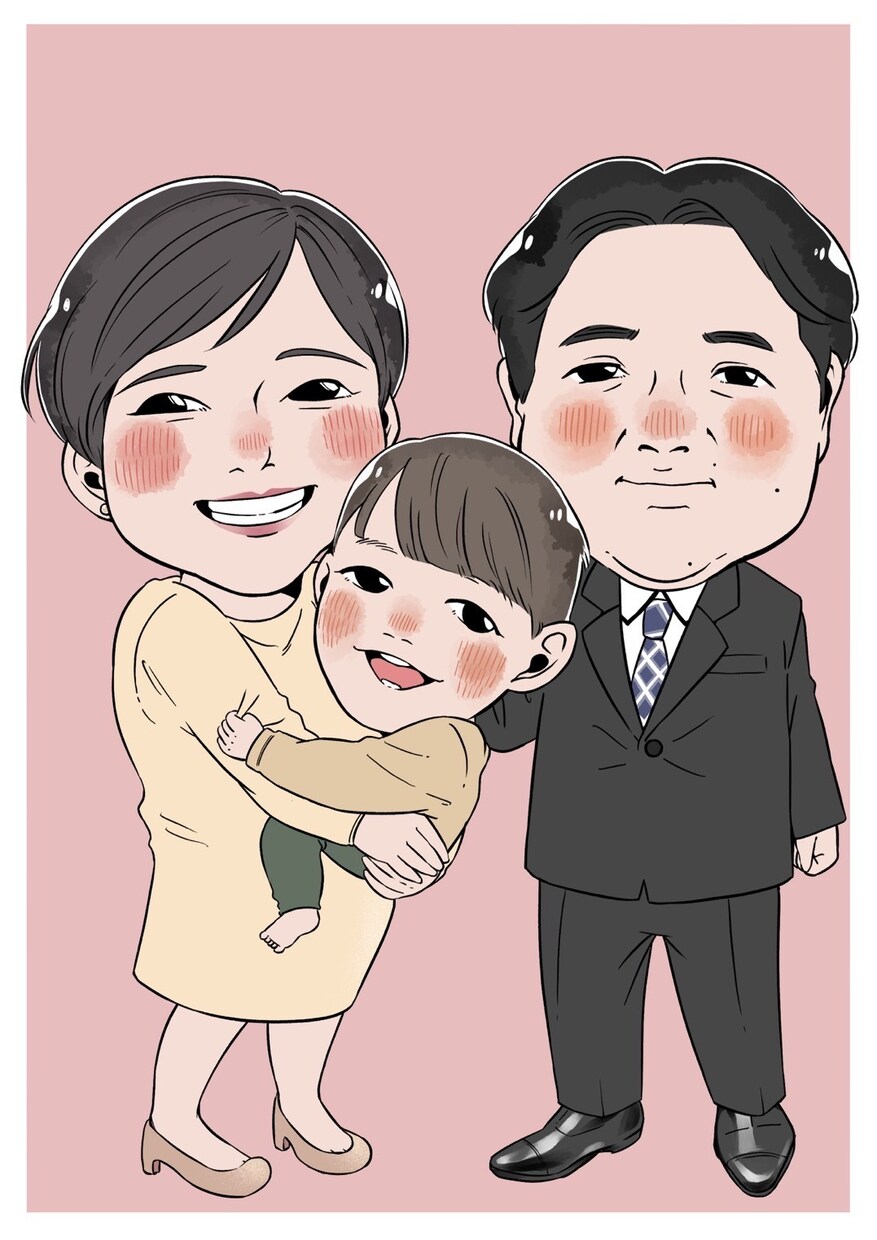 最短翌日！ふんわり優しい似顔絵描きます 家族や友人へのプレゼント、SNS用アイコンや名刺にも！ イメージ3