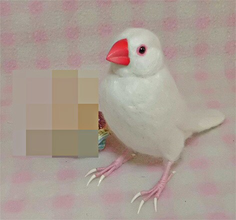 あなたの小鳥をモデルに羊毛フィギュアを制作します 自分の小鳥のグッズをあきらめていた方必見！　小型～中型インコ イメージ4