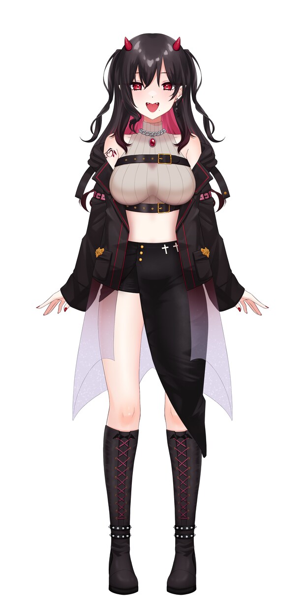 VTuberになる為のパーツ分けイラスト描きます Live2D用リッチな質感で心惹かれるモデルを作りましょう！ イメージ3