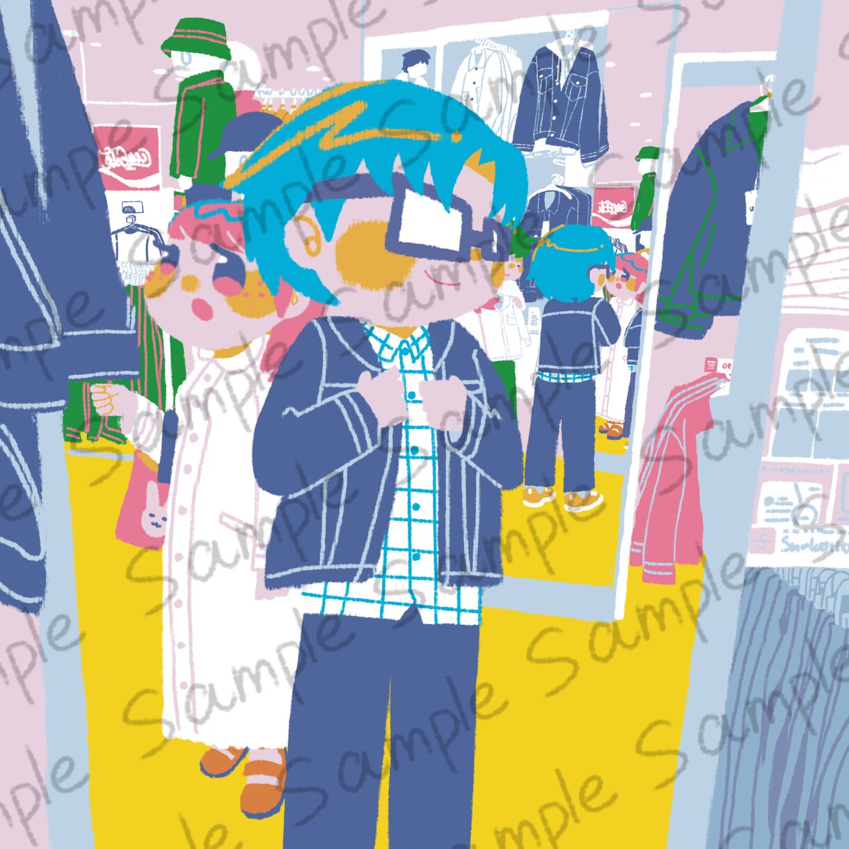 ふんわり優しいタッチのイラストを描きます 人物や背景,動物も対応可能!素早く丁寧に対応します。 イメージ3