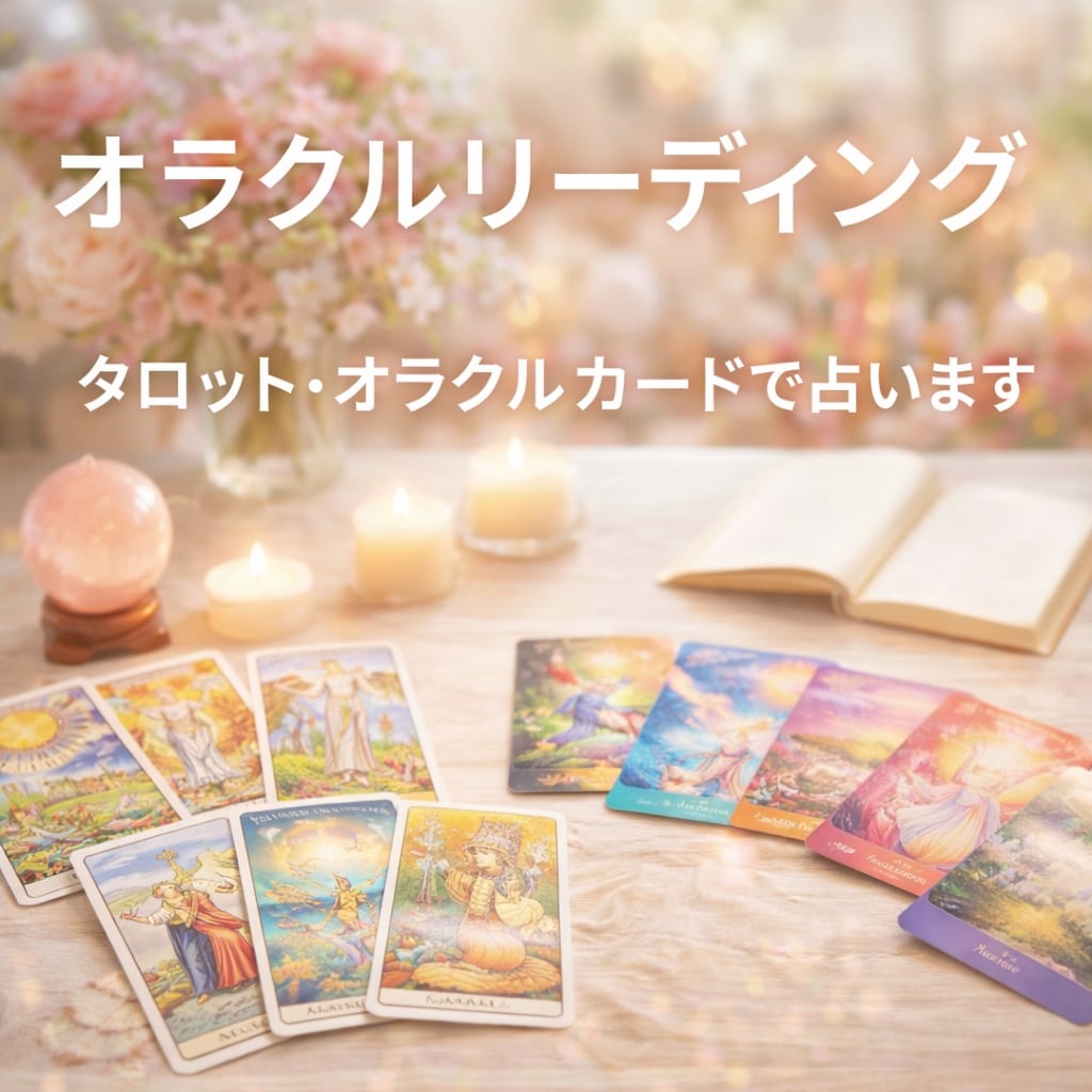 お相手の気持ちを占います オラクルカードとタロットカードでイメージから導きます イメージ1