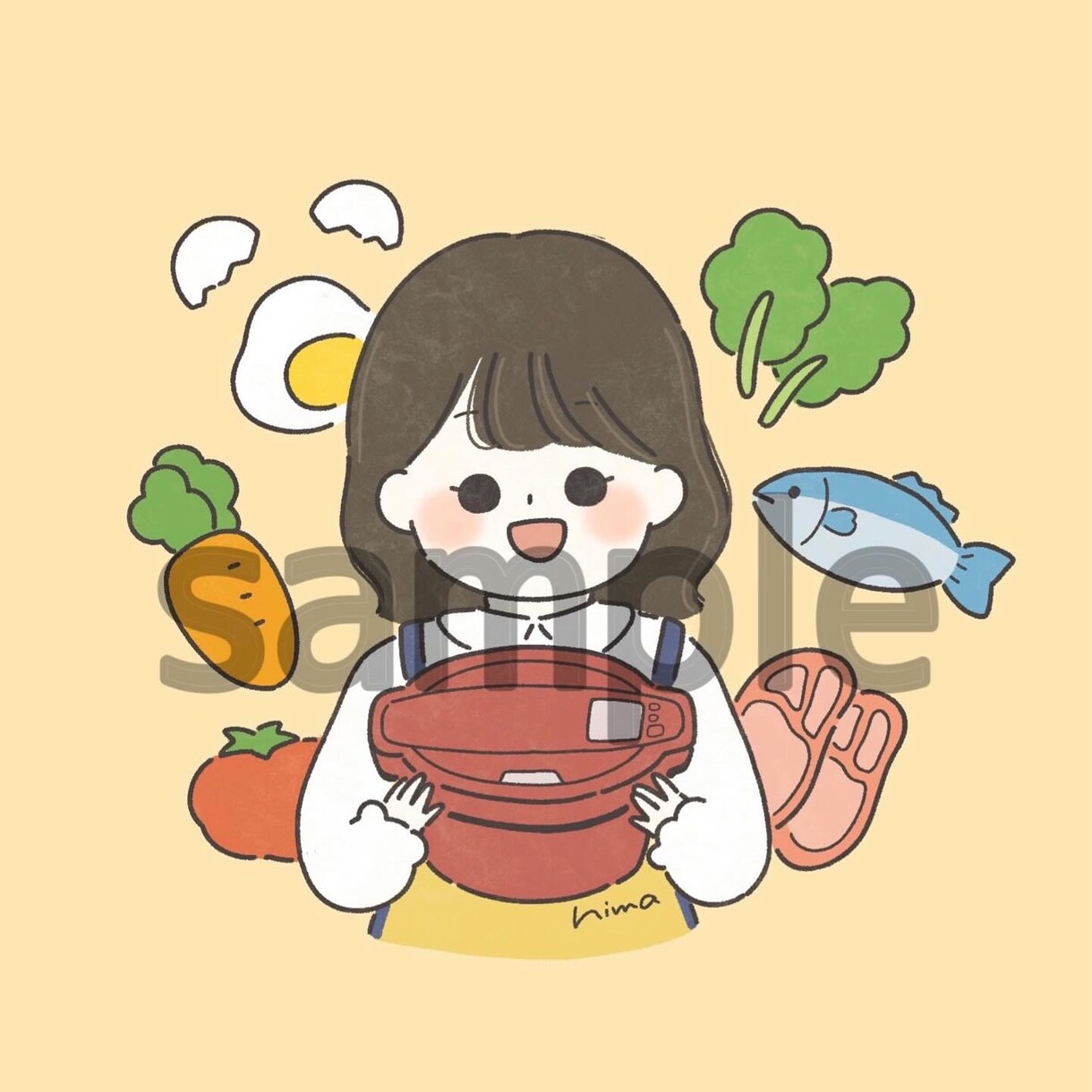 ゆるかわあったかいイラスト描きます SNSアイコンやお店のロゴに！商用利用可(オプション) イメージ7