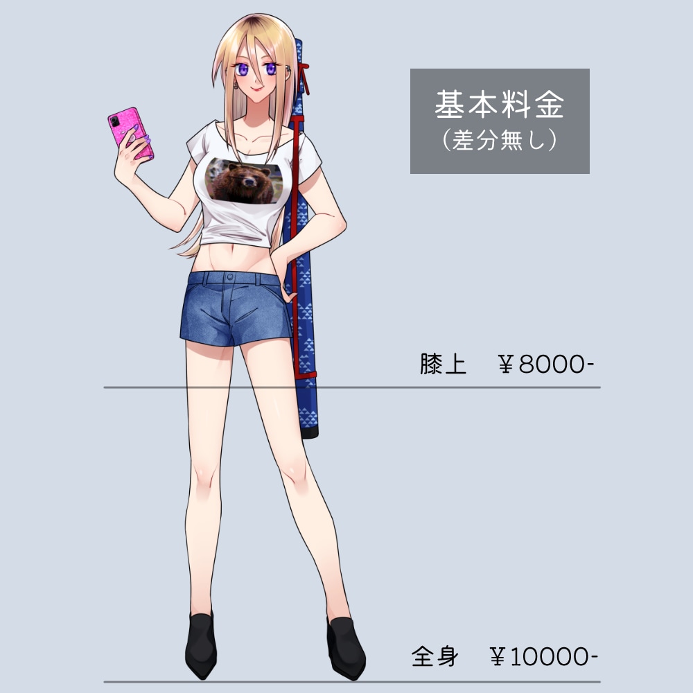 Vtuber、TRPGなどに！立ち絵描きます 短納期OK！あなたのキャラを絵にします イメージ2